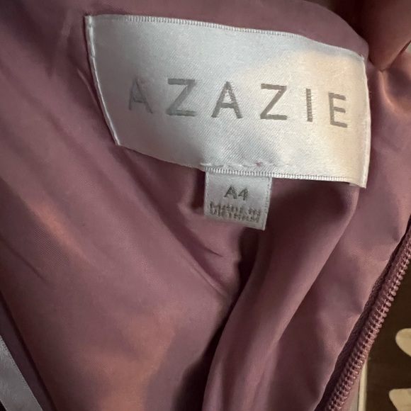 Azazie bridesmaid dress (Everette, Vintage Mauve, A4) no alterations - Picture 3 of 3